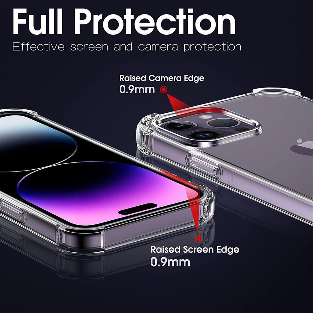 Rugged TPU für Apple iPhone 14 Pro Max in Transparent