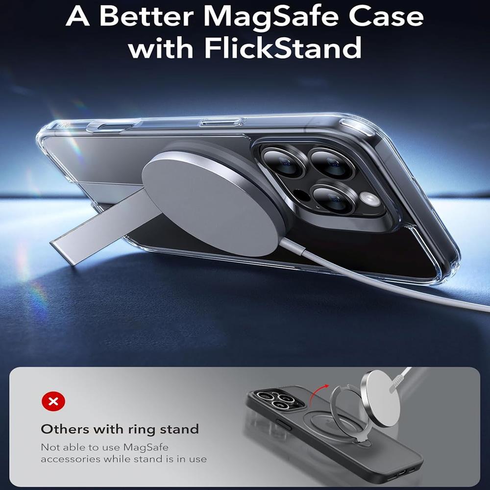 Kickstand TPU für Apple iPhone Air (2025) in Transparent