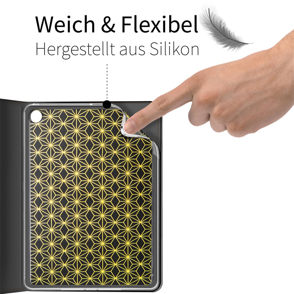 Texture Case für Huawei Mediapad M5 Lite in Grau