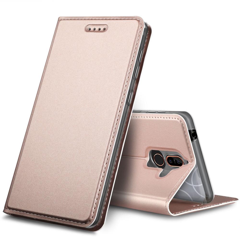 Electroplated Flip für Nokia 8.1 in Rosegold