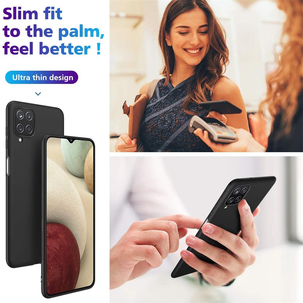 Classic TPU für Samsung Galaxy A12 / M12 in Schwarz