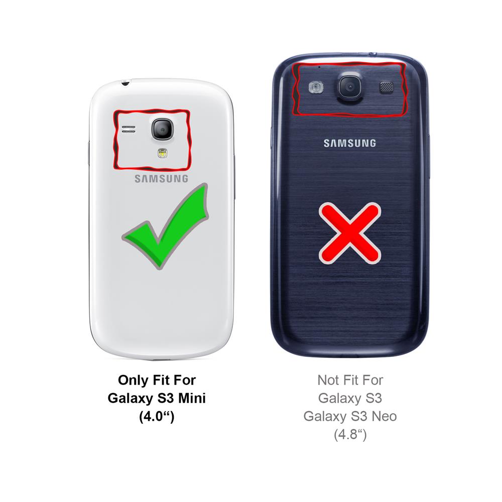 Glas 2in1 für Samsung Galaxy S3 Mini