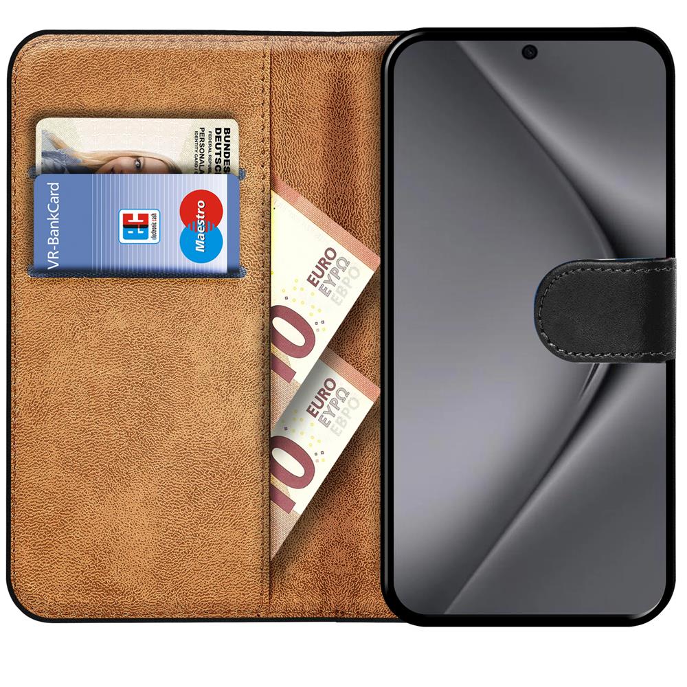 Basic Wallet für Huawei Pura 70 Ultra in Schwarz