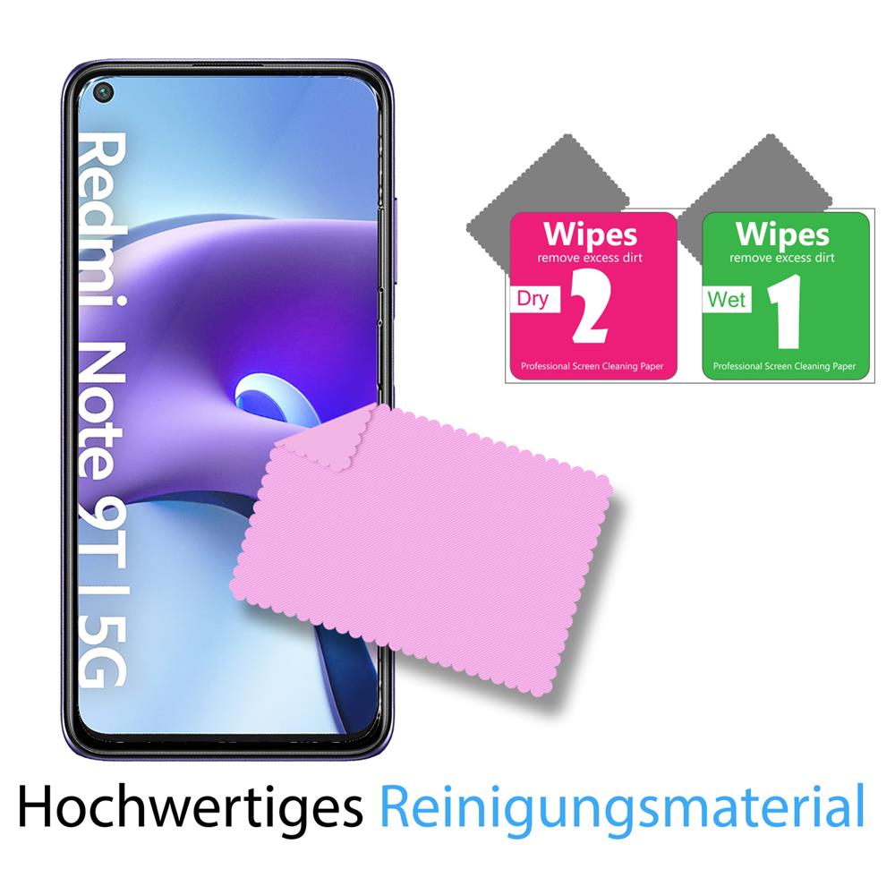 Glas 2in1 für Xiaomi Redmi Note 9T