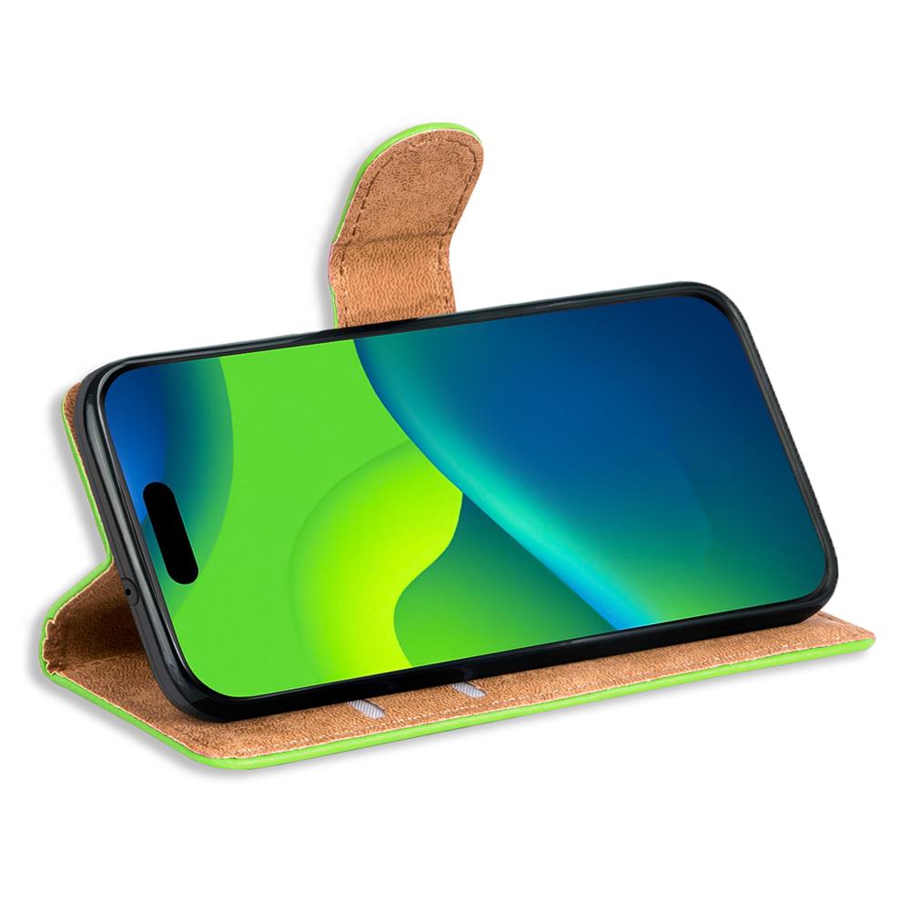 Basic Wallet für Apple iPhone 16 Plus in Grün