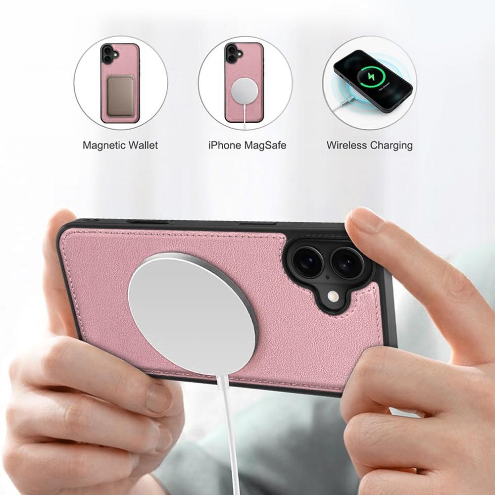 Magnetic Wallet für Apple iPhone 17 in Rosegold