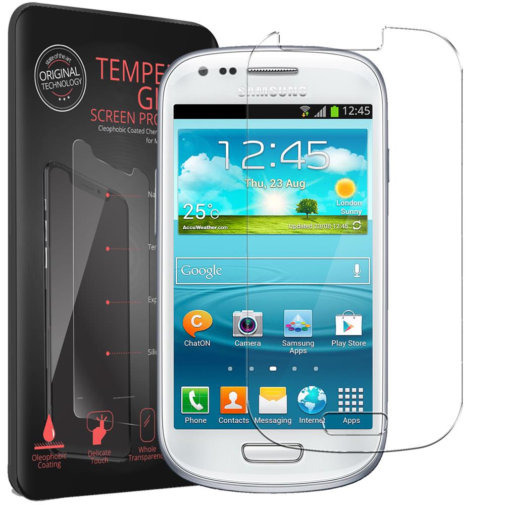 Glas 2in1 für Samsung Galaxy S3 Mini
