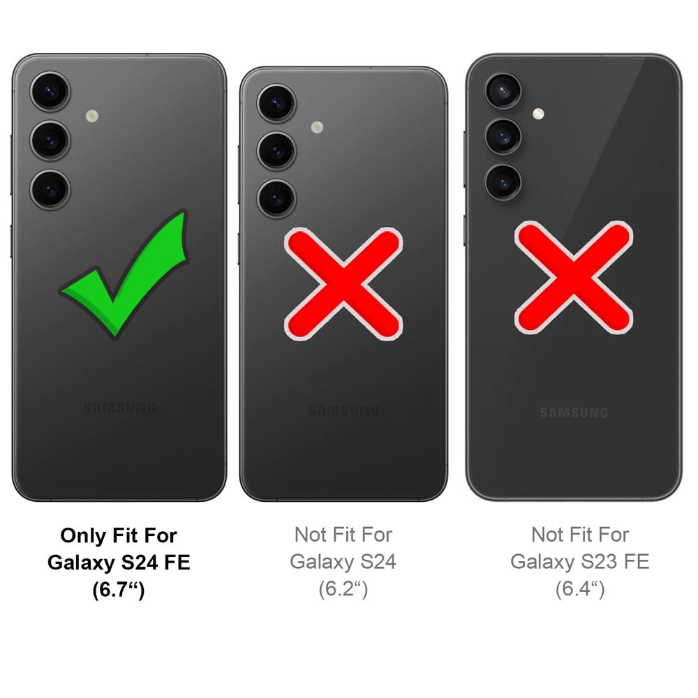 Army Case für Samsung Galaxy S25 FE in Schwarz