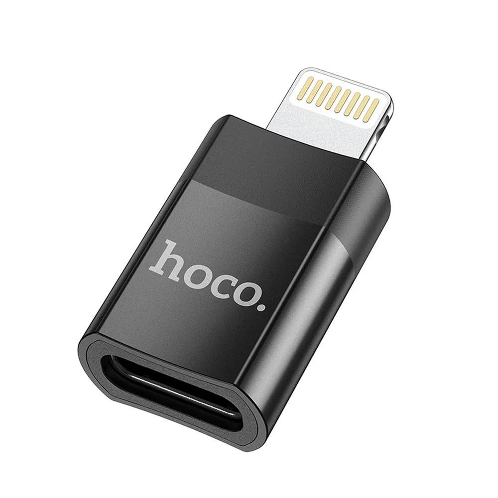 Hoco UA17 USB-C auf Lightning - Schwarz