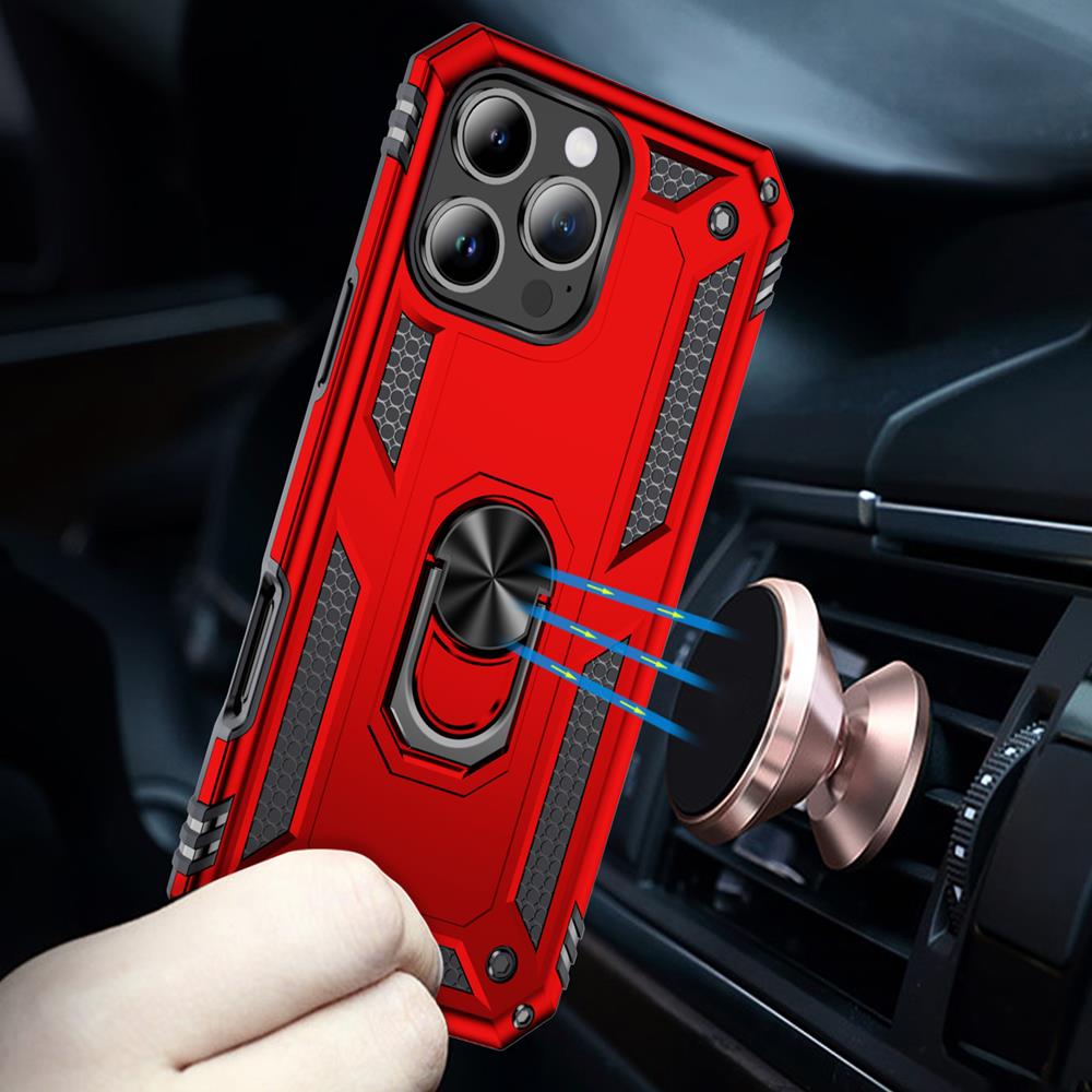 Army Case für Apple iPhone 16 Pro Max in Rot