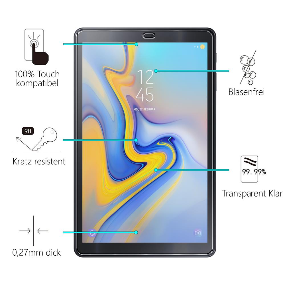 Glasfolie für Samsung Galaxy Tab A 10.5 2018 T590