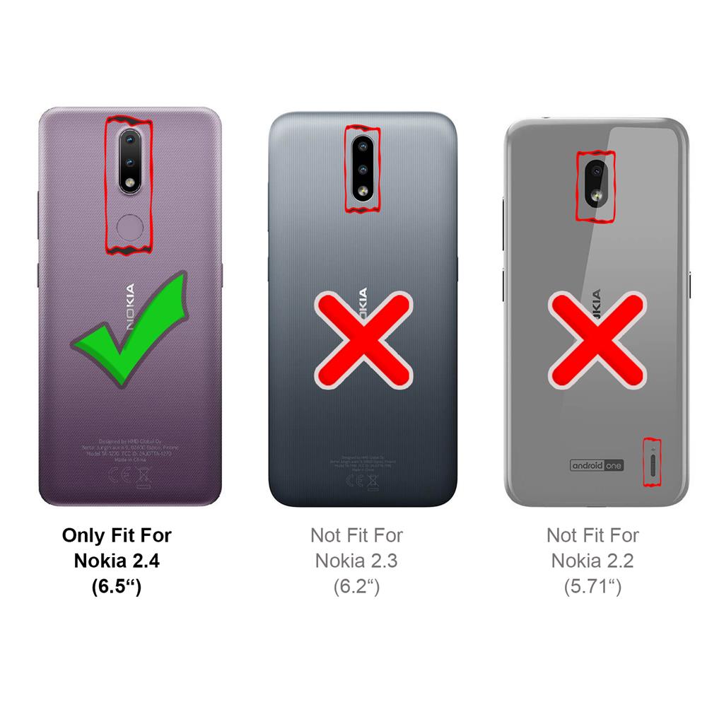 Glas 2in1 für Nokia 2.4