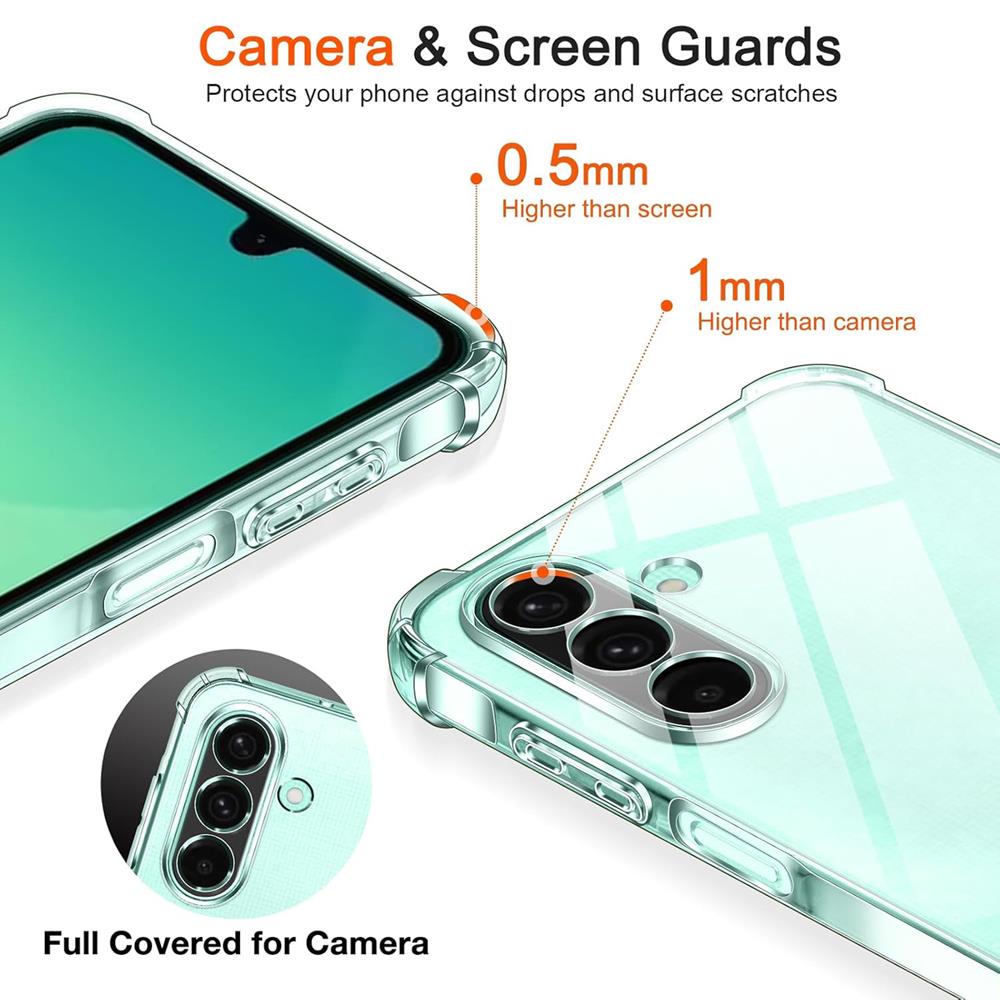 Rugged TPU für Samsung Galaxy A26 5G in Transparent