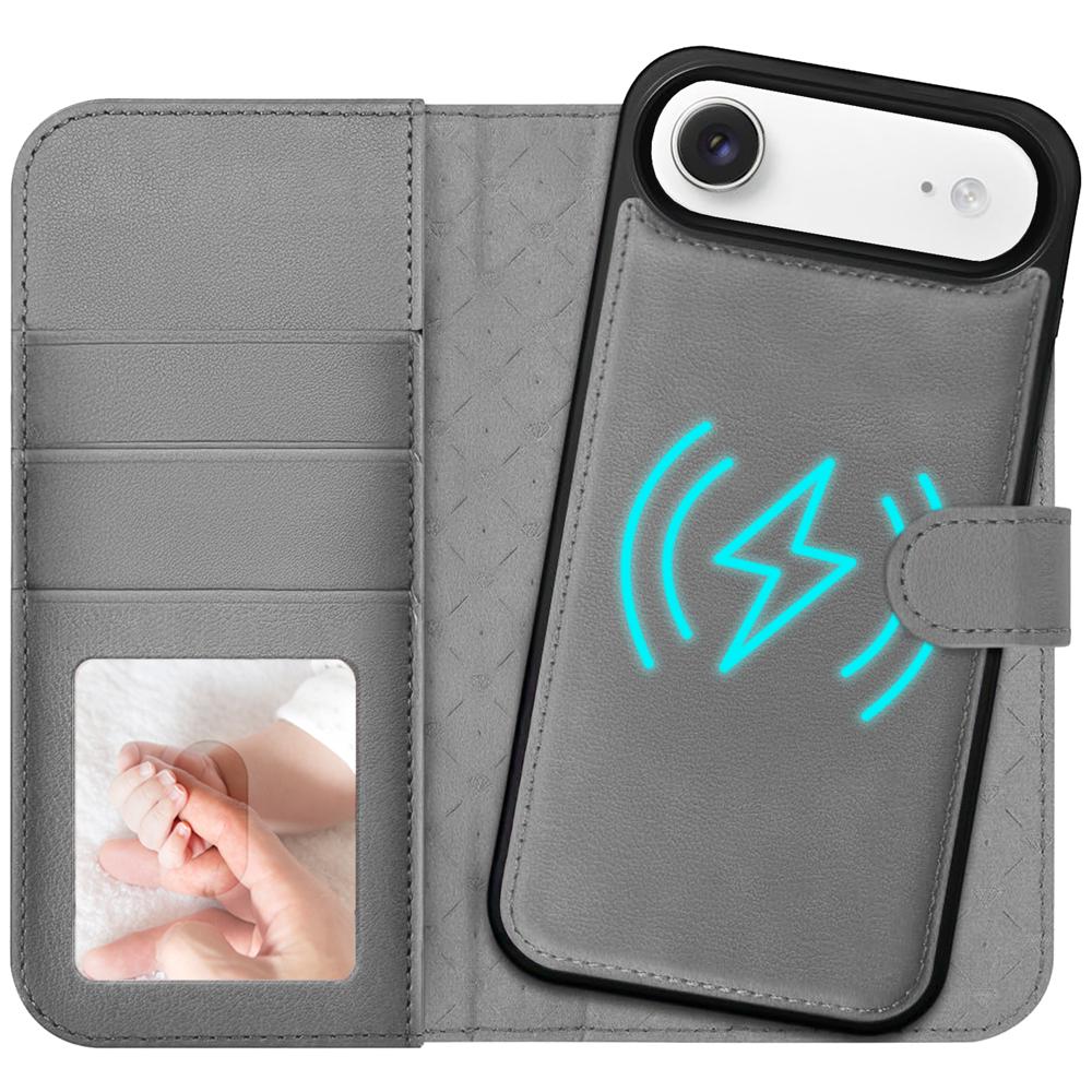 Magnetic Wallet für Apple iPhone Air in Grau