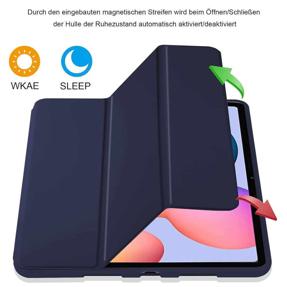 Smart Cover für Samsung Galaxy Tab S10 FE Plus in Dunkelblau