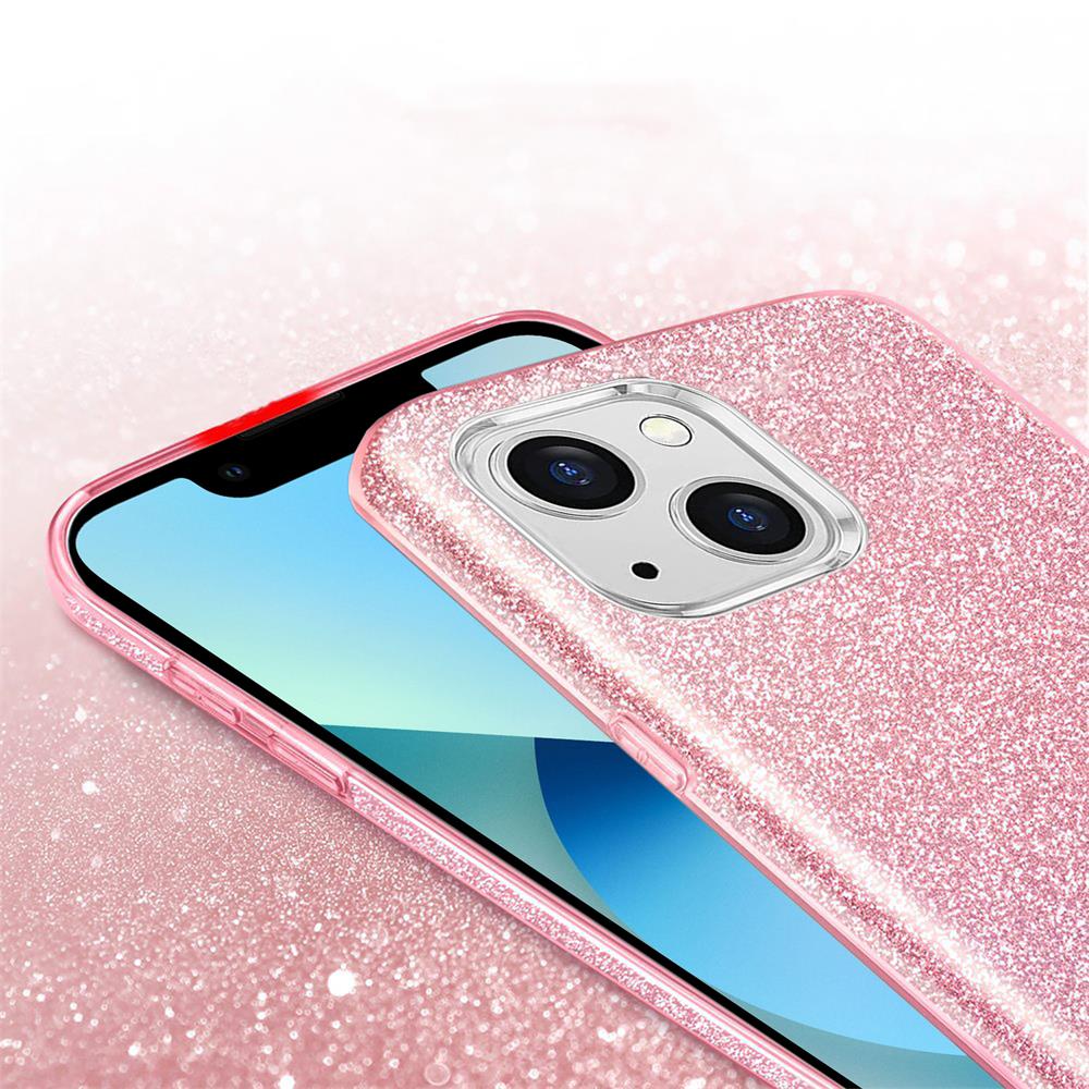 Shiny TPU für Apple iPhone 14 Plus in Rosegold