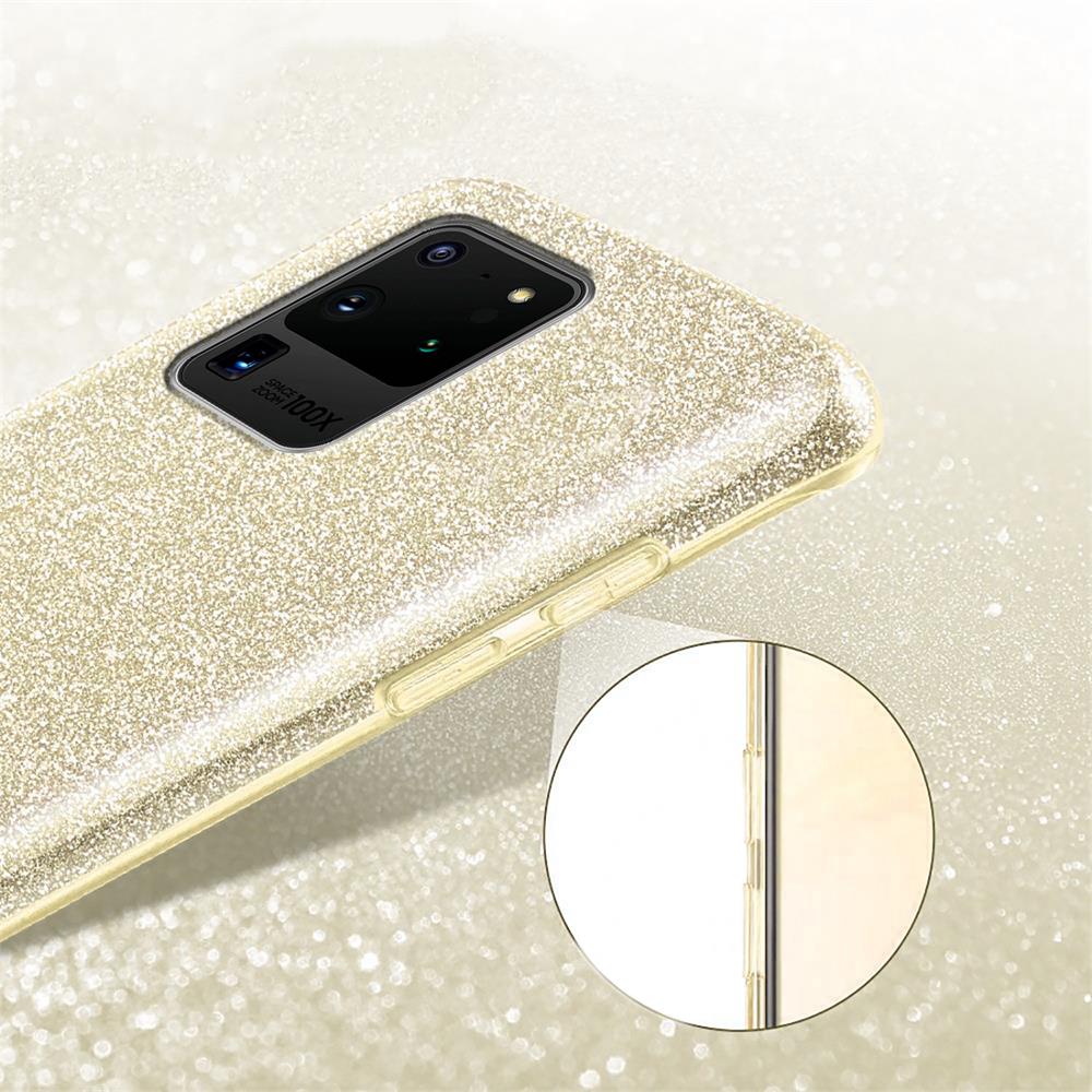 Shiny TPU für Samsung Galaxy S20 Ultra in Gold