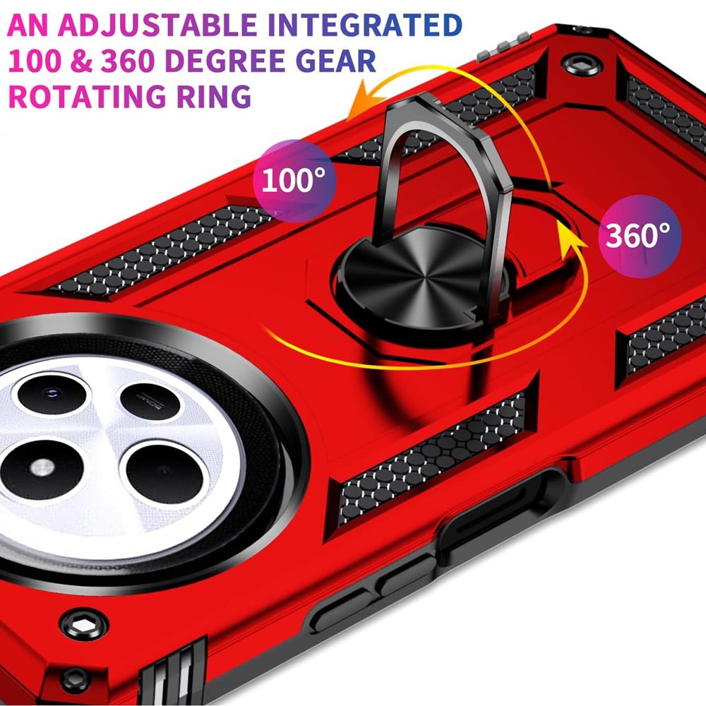 Army Case für Xiaomi Redmi 14C / Poco C75 in Rot