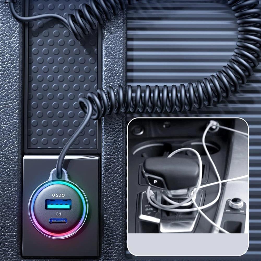 Joyroom Kfz-Ladegerät - 3in1 JR-CL07 in Schwarz