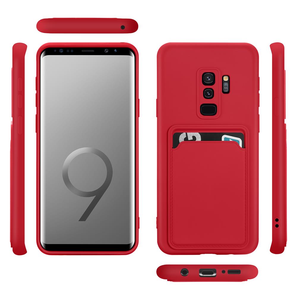 Card Case für Samsung Galaxy S9 Plus in Rot