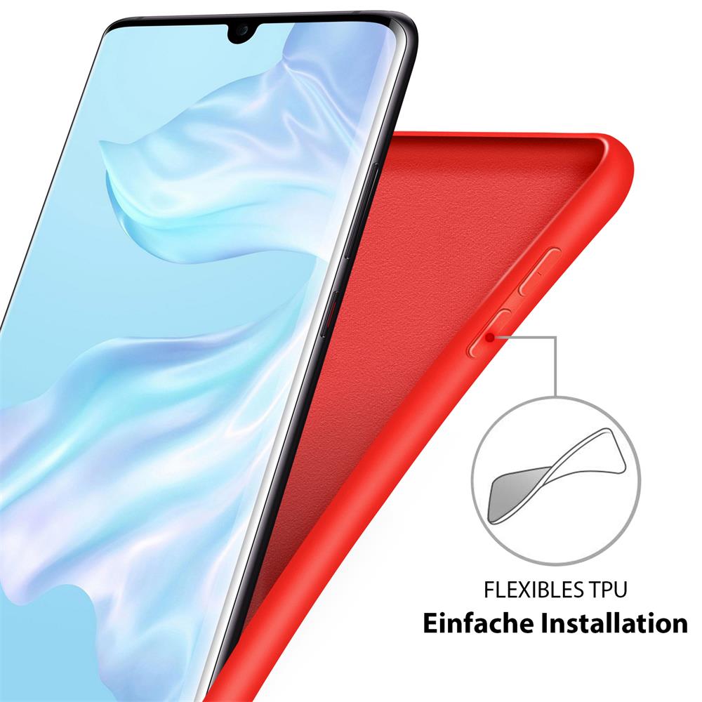 Colour TPU für Huawei P30 Pro in Rot