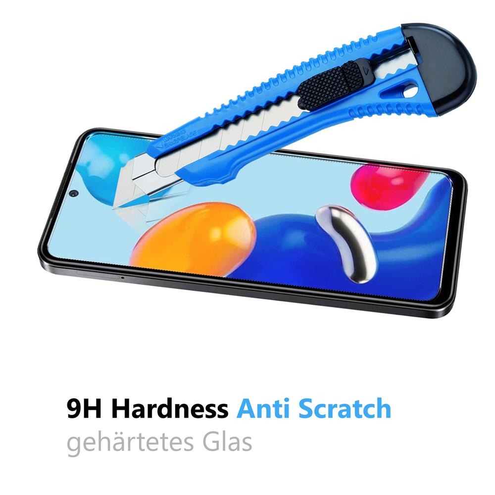 4in1 Glas Set für Xiaomi Redmi Note 11