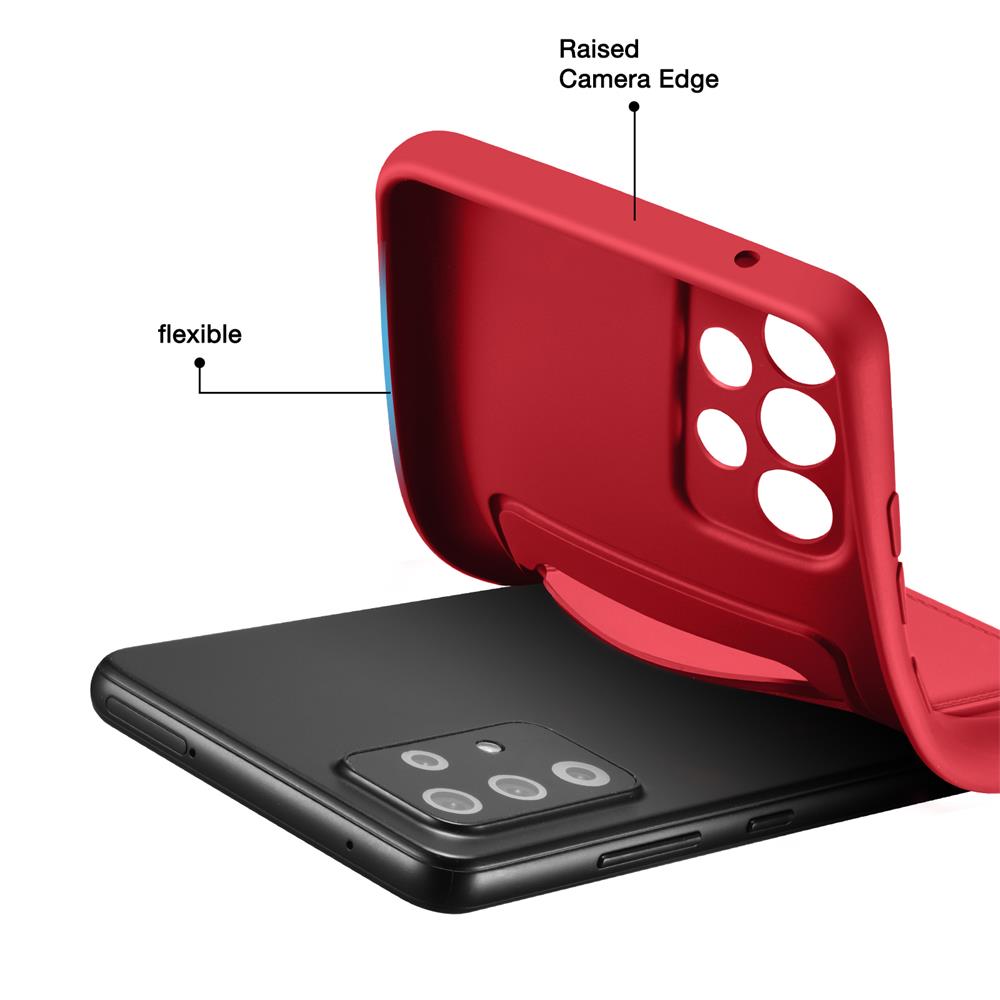 Card Case für Samsung Galaxy A72 in Rot