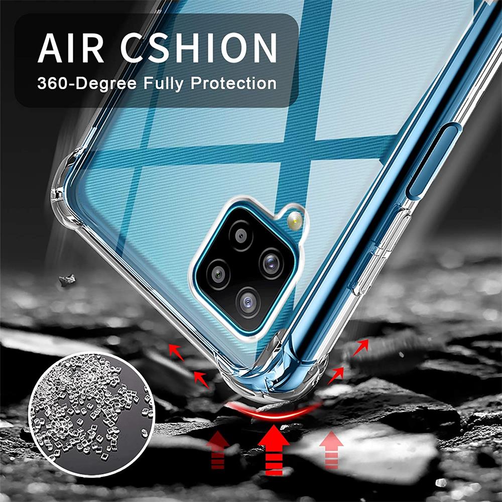 Rugged TPU für Samsung Galaxy A22 4G / M22 in Transparent