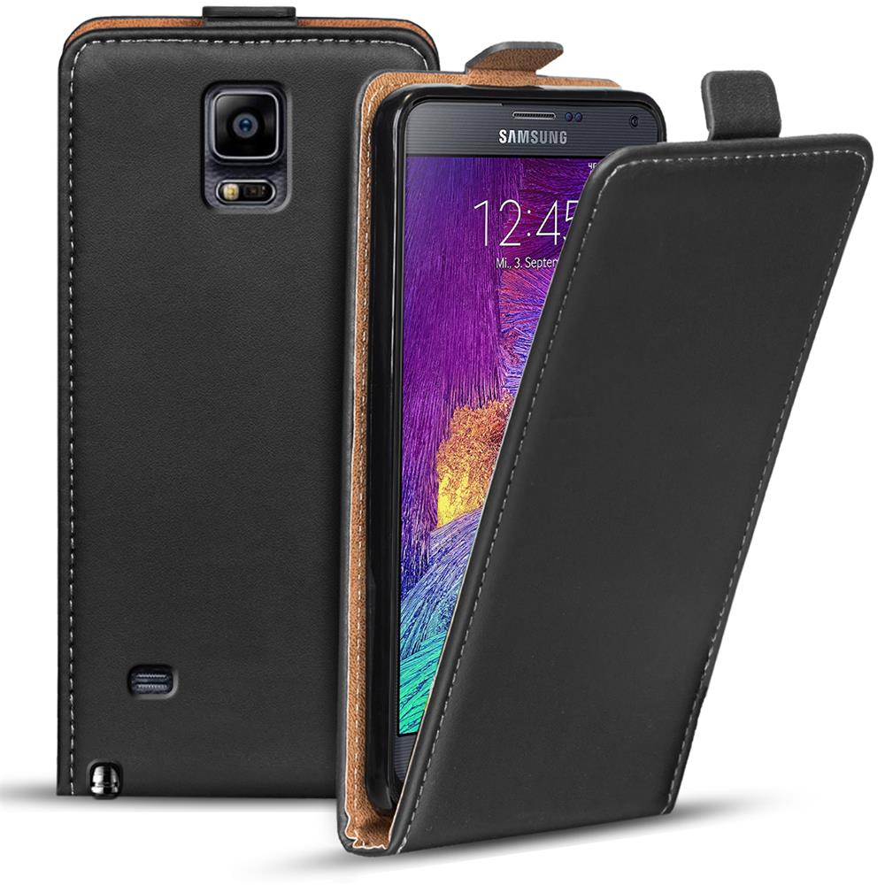 Basic Flip für Samsung Galaxy Note 4 in Schwarz