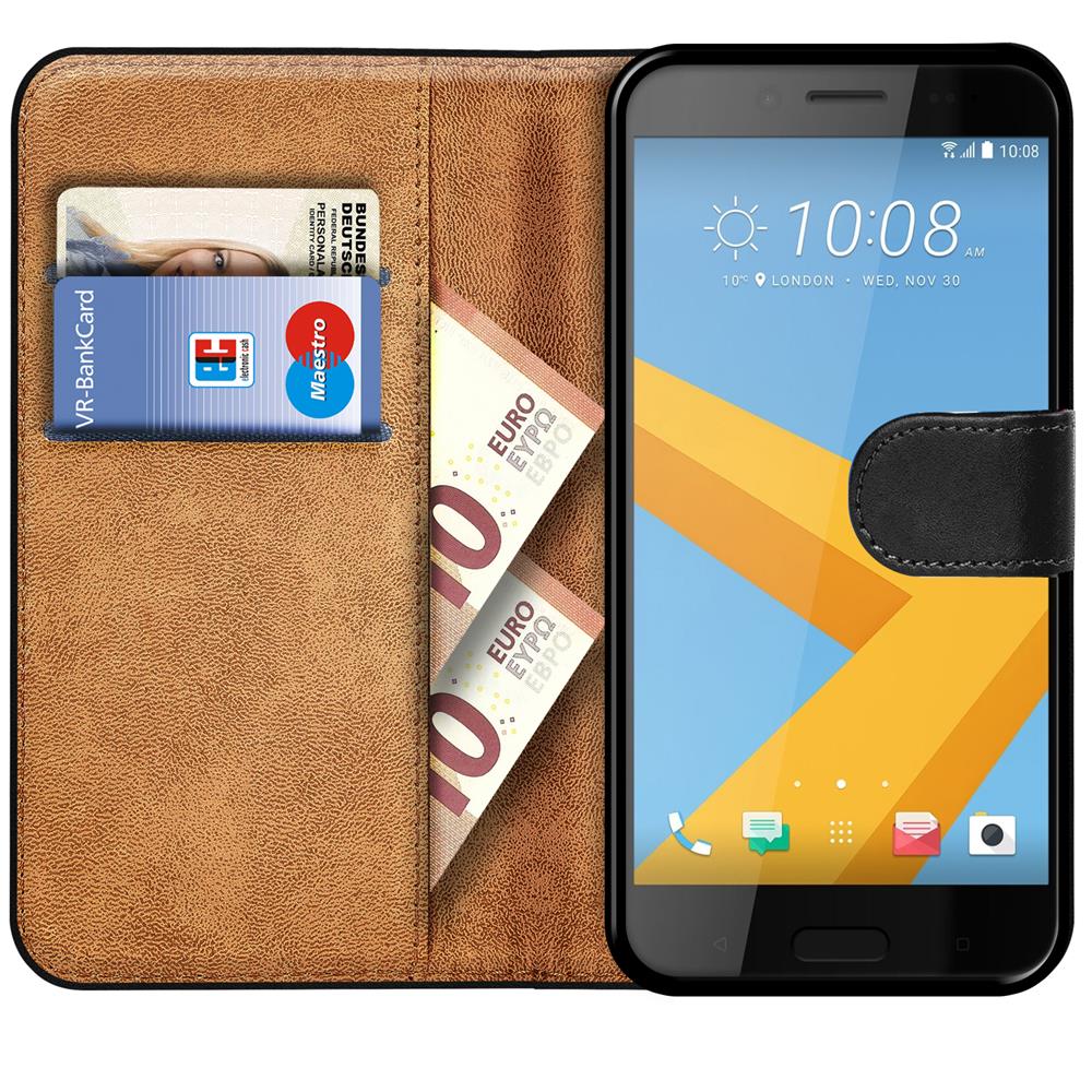 Basic Wallet für HTC 10 EVO in Schwarz