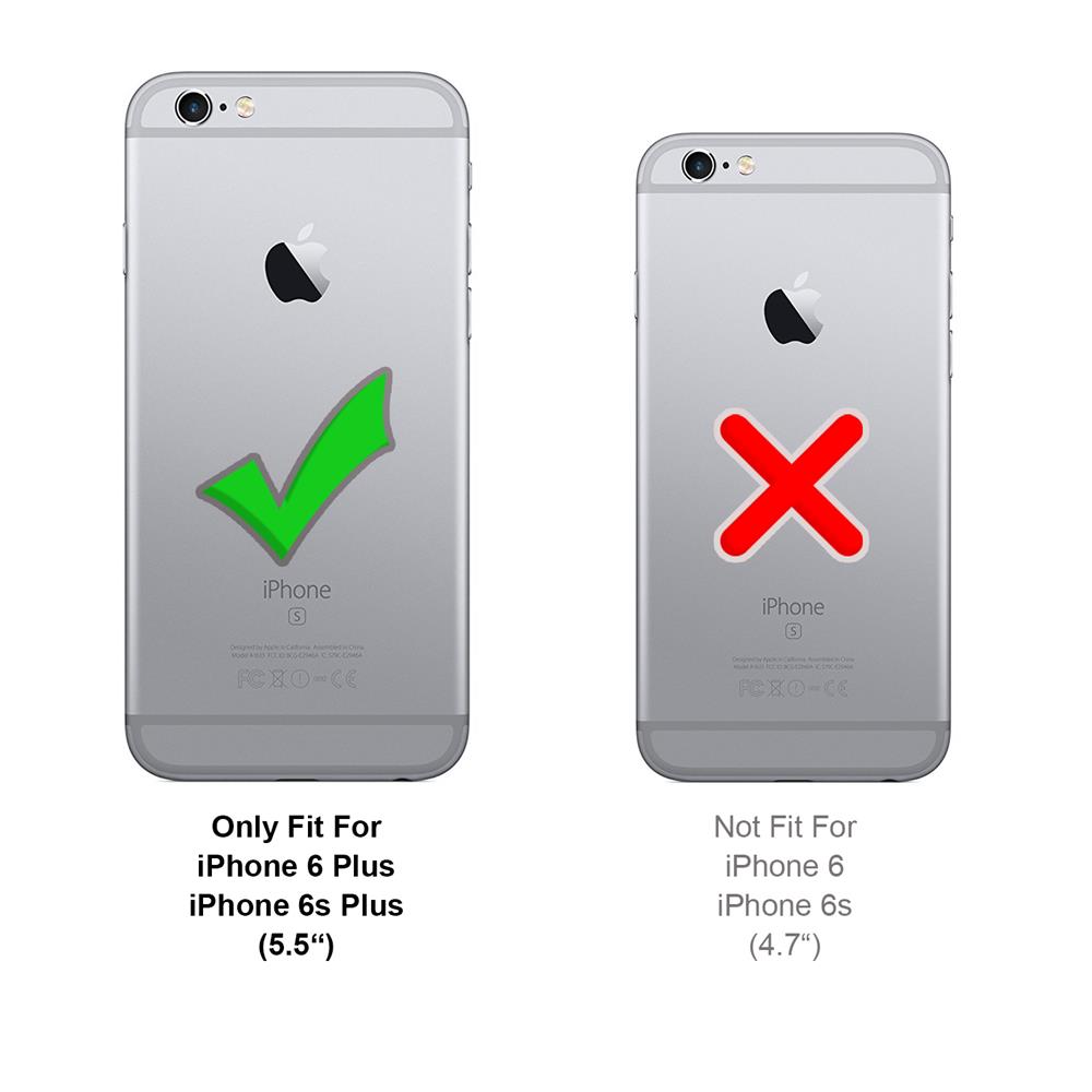 Rugged TPU für Apple iPhone 6 Plus / 6S Plus in Transparent