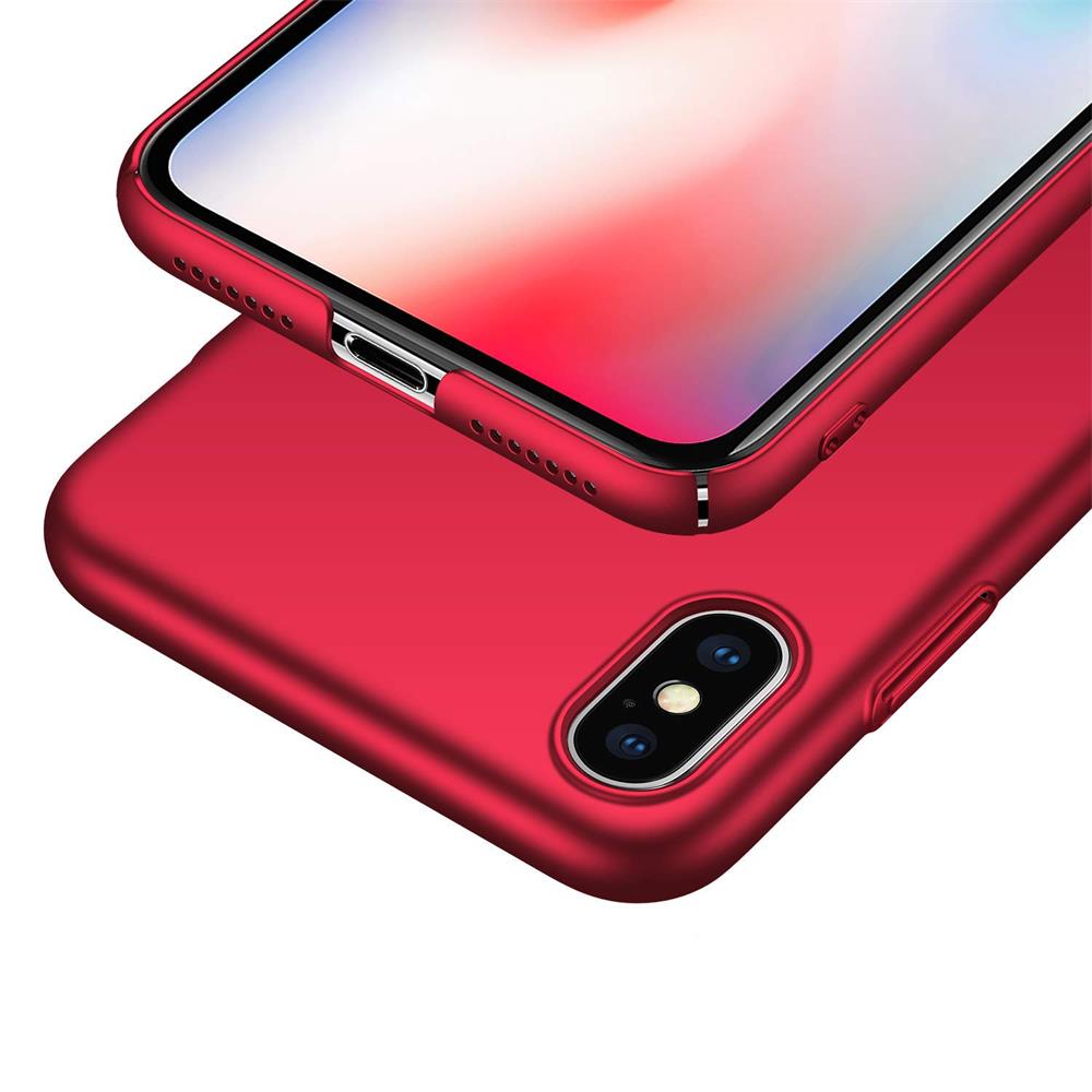 Classic Plain für Apple iPhone XS Max in Rot