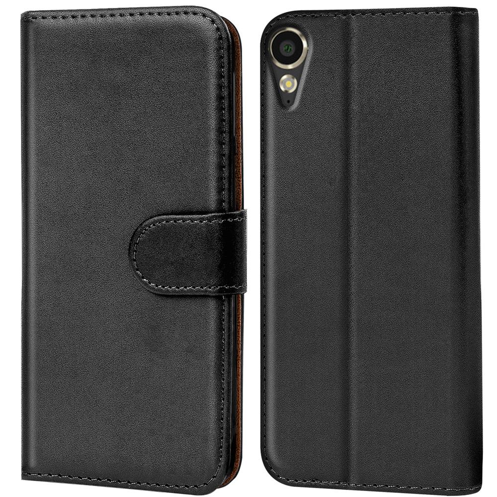 Basic Wallet für HTC Desire 10 Lifestyle in Schwarz