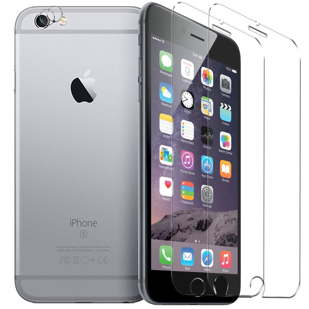4in1 Glas Set für Apple iPhone 6 / 6s