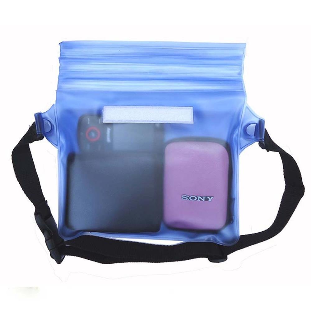 Wasserdichte PVC-Tasche / Hüfttasche in Weiss