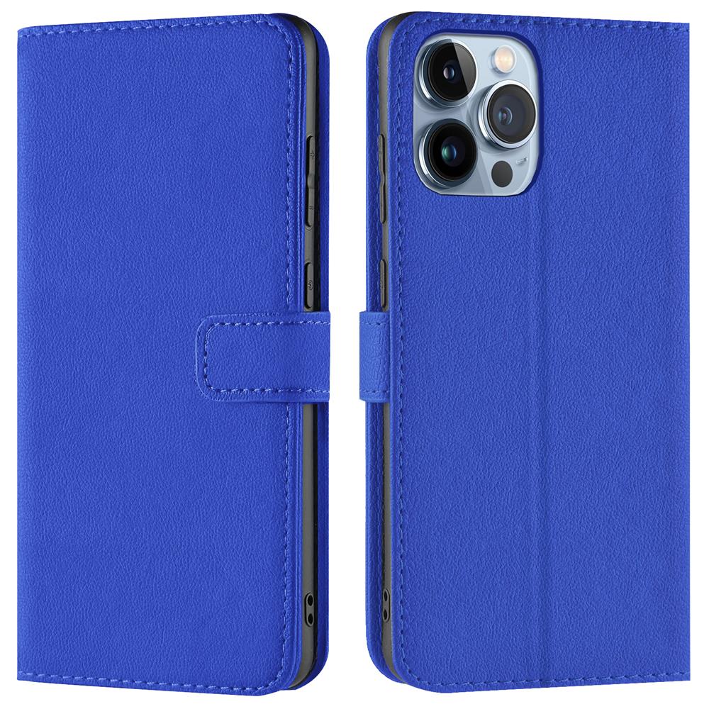 Basic Wallet für Apple iPhone 14 Pro Max in Blau