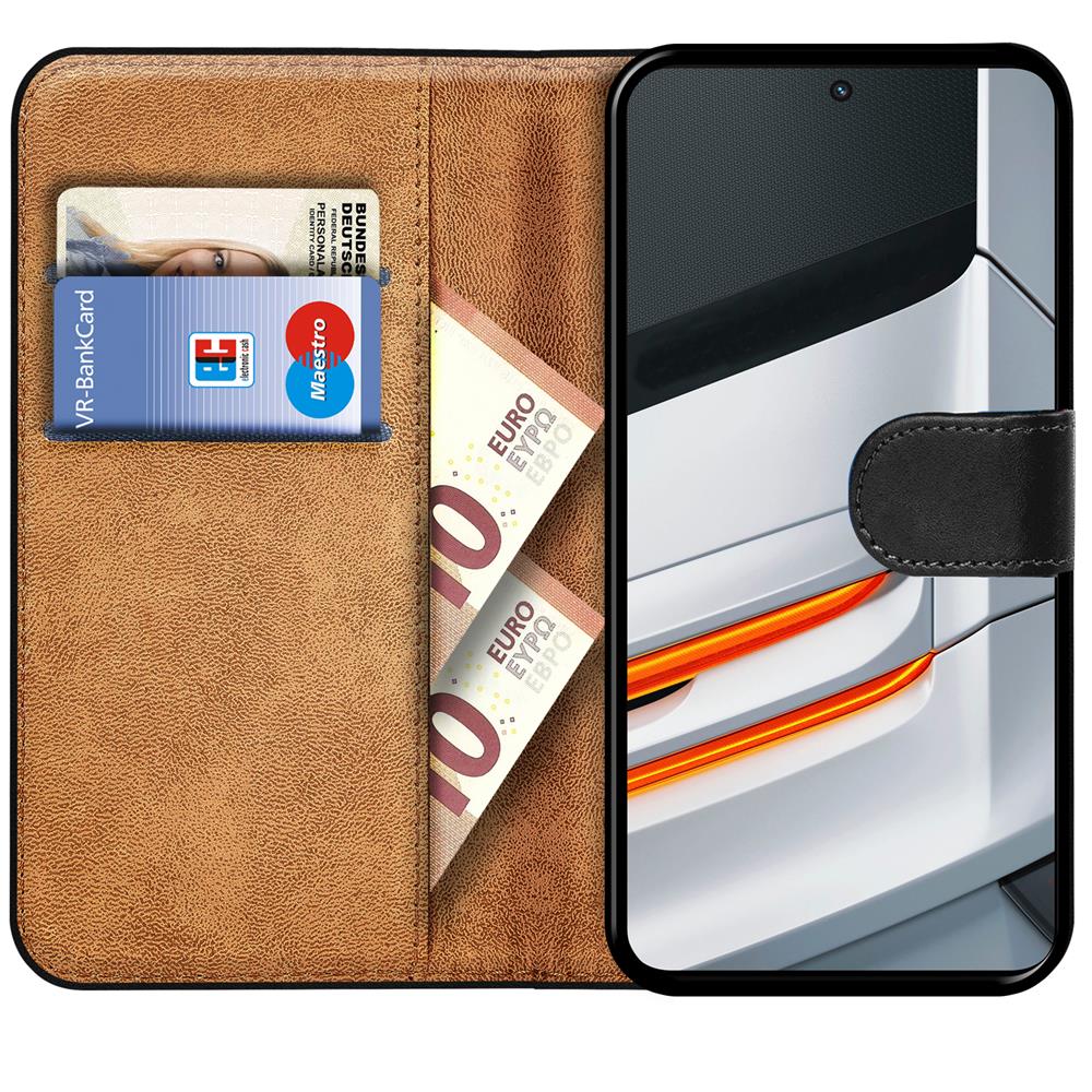 Basic Wallet für Realme GT Neo 3 in Schwarz