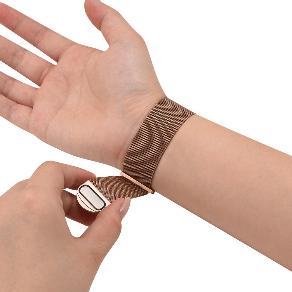 Milanese Edelstahlarmband Apple Watch 1-11/SE1-3/Ultra1-3 - 42/44/45/49mm in Roségold - Universal