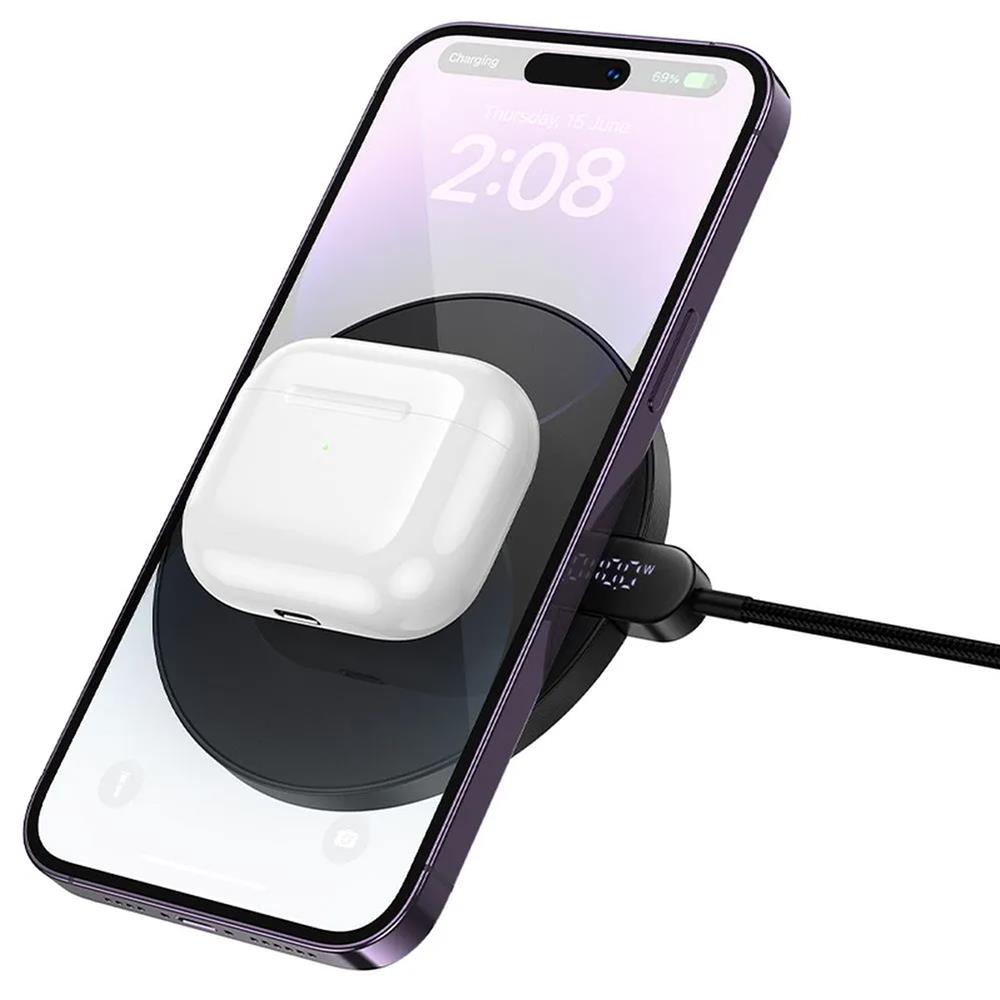 Hoco Wireless Charger - CW62 - USB-C mit Display