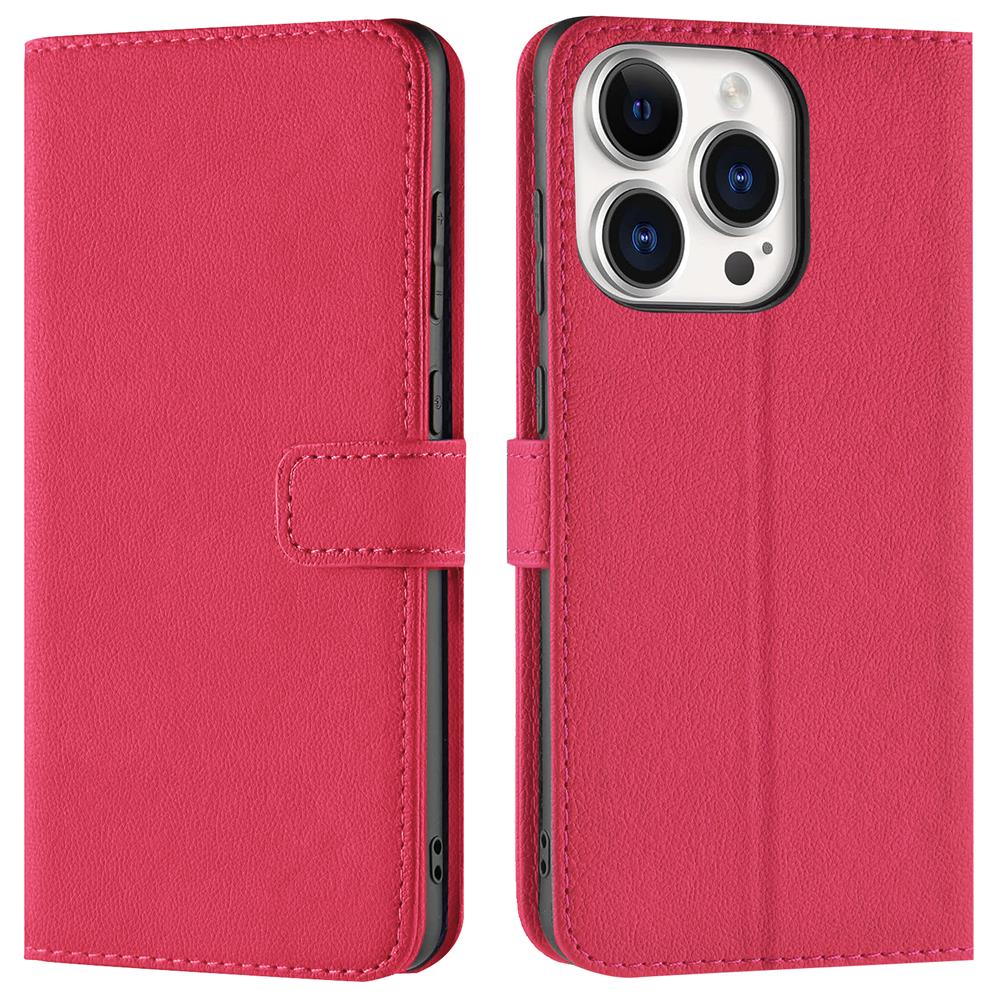 Basic Wallet für Apple iPhone 16 Pro Max in Pink