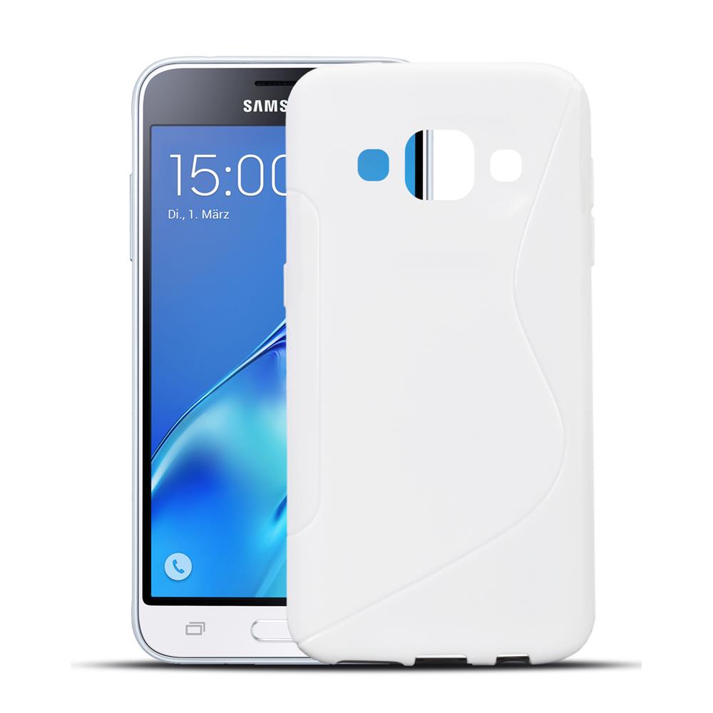 S-Line für Samsung Galaxy J1 2016 in Weiss