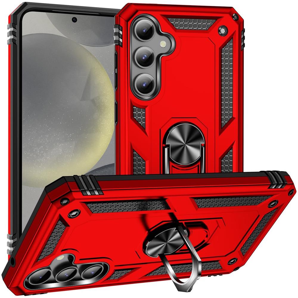 Army Case für Samsung Galaxy S24 Plus in Rot