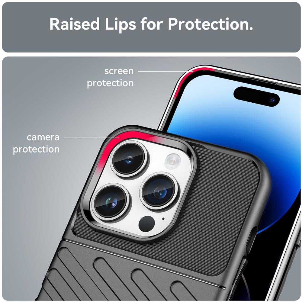 Thunder Case für Apple iPhone 14 Pro Max in Schwarz