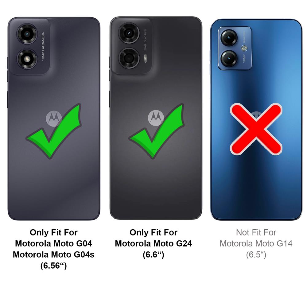 Classic TPU für Motorola Moto G04 / G24 in Schwarz