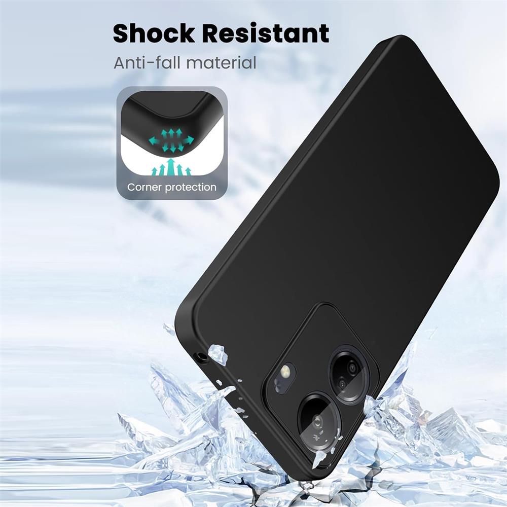 Classic TPU für Xiaomi Poco C65 in Schwarz