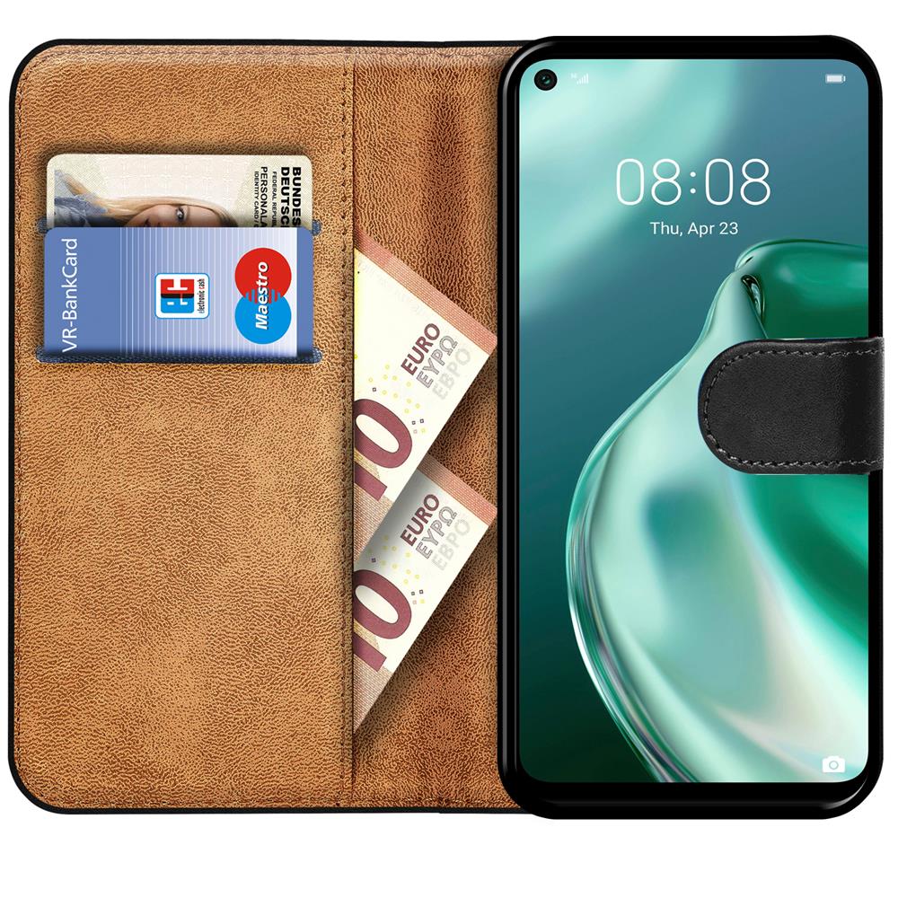 Basic Wallet für Huawei P40 Lite 5G in Schwarz
