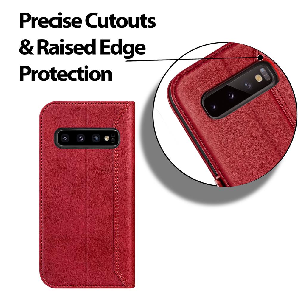 Nathy Wallet für Samsung Galaxy S10 Plus in Rot