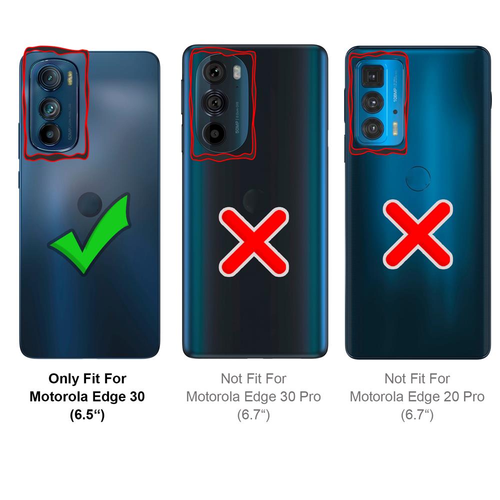 Classic TPU für Motorola Edge 30 in Schwarz