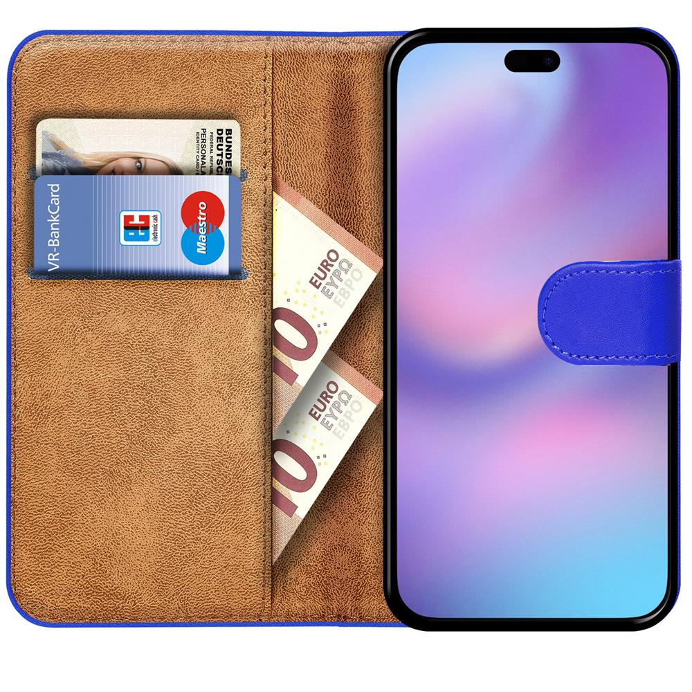 Basic Wallet für Apple iPhone Air (2025) in Blau