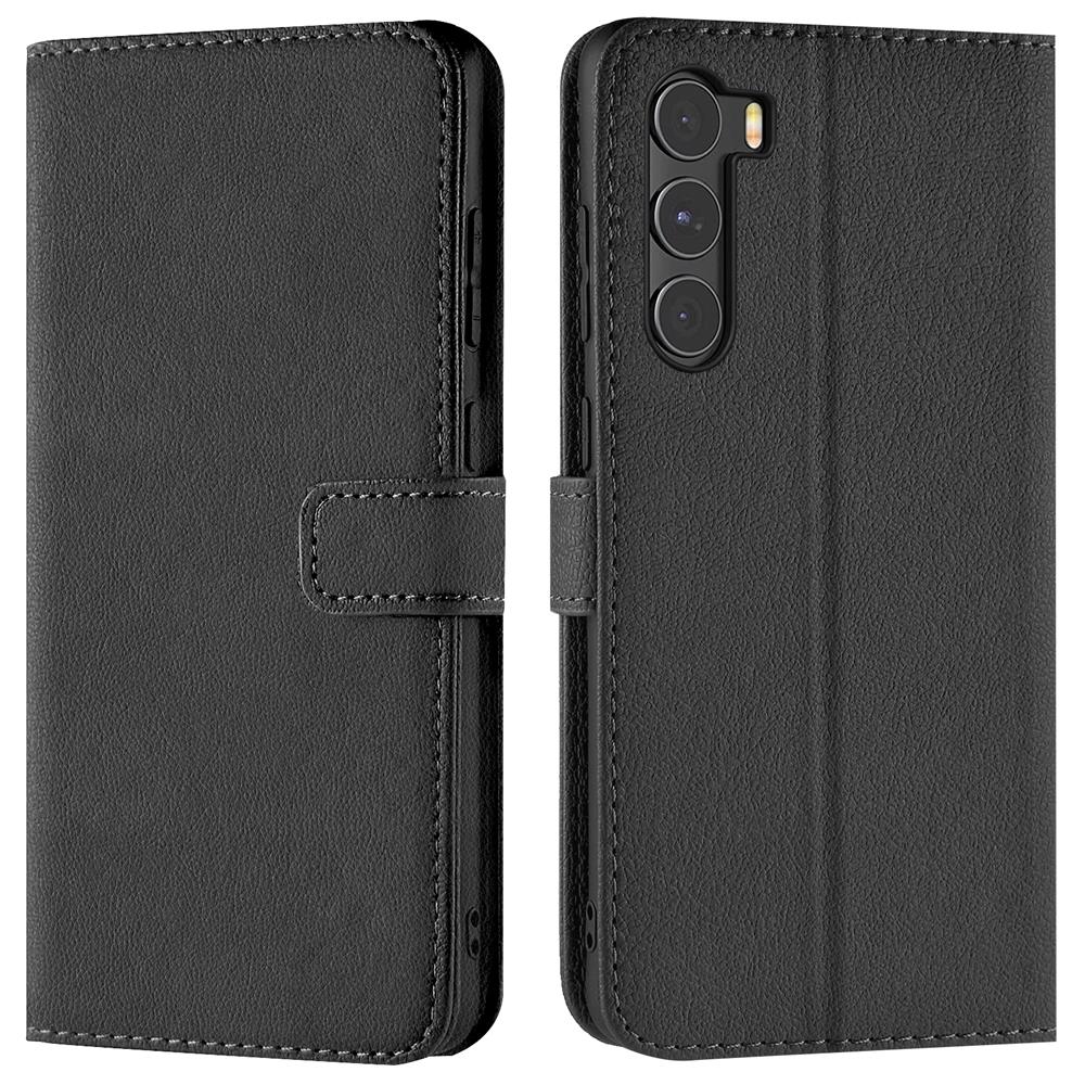 Basic Wallet für Motorola Moto G200 5G in Schwarz